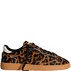 HOFF WOMENS LACE TRAINER - LEOPARD ANIMAL PRINT